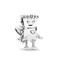 Fubena Melek Kanatlı Robot Charm
