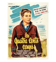 400 Blows - Francois Truffaut's French New Wave Classic Tablo Ahşap Poster Dekoratif