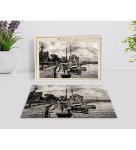 BK Home İstanbul Ortaköy 1000 Parça Profesyonel Puzzle-1