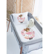 %100 Delux Pamuk Isme Özel 70x120 Park Yatak Nevresim Takımı