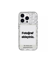 Iphone 14 Pro Max Uyumlu Kişiselleştirilebilir Tasarimli Lüks Silikon Kilif (Çok Renkli)