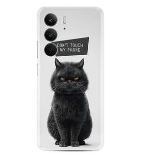 Realme C75 Kılıf Boutique Baskılı Resimli Don't Touch Cat Pcode -011