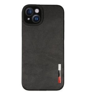 Newface Apple iPhone 14 Plus Kılıf Loop Deri Silikon - Siyah