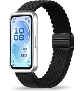 [Örgü Loop] Huawei Band 11/11 Pro ile Uyumlu Kordon Manyetik Tokalı Yumuşak ve Konforlu Huawei Band 11 Kordon Terletmeyen Nefes Alabilen Elastik Kumaşlı Huawei Band 11 Pro Kordonu