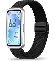 [Örgü Loop] Huawei Band 11/11 Pro ile Uyumlu Kordon Manyetik Tokalı Yumuşak ve Konforlu Huawei Band 11 Kordon Terletmeyen Nefes Alabilen Elastik Kumaşlı Huawei Band 11 Pro Kordonu