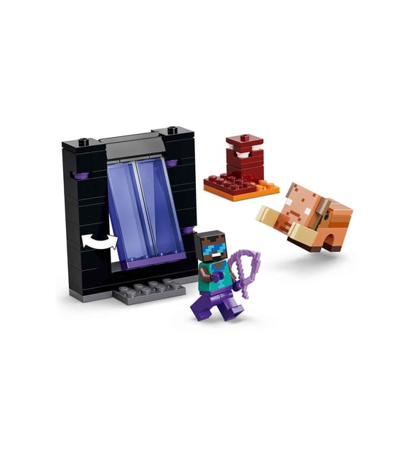 Lego Minecraft Nether ve End Geçidi Yolculuğu 21584 (192 Parça)