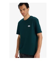 Defacto 26Y801003277 Koyu Yeşil Erkek T-Shirt F8123AX/GN465