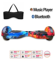 Citymate Hoverboard Elektrikli Kaykay Scooter Bluetooth Hoparlörlü 6.5 inch Çanta Hediyeli D10