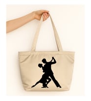 Milonga Dans Tasarım Mat Saten Çanta (Krem)