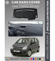 OPEL MERİVA A (2003-2010) Torpido Örtüsü Ön Panel Koruma Tam Uyum UV Koruma Kaymaz Kolay Montaj