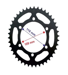 RACING KAWASAKİ UYUMLU NİNJA ARKA DİŞLİ 520-42T İÇ 110X6 DELİKLİ IND ÖM