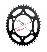 RACING KAWASAKİ UYUMLU NİNJA ARKA DİŞLİ 520-42T İÇ 110X6 DELİKLİ IND ÖM