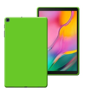 Samsung Galaxy Tab A SM T510 10,1 inç Lansman Silikon Yumuşak Dokulu Kılıf (Yeşil)