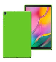 Samsung Galaxy Tab A SM T510 10,1 inç Lansman Silikon Yumuşak Dokulu Kılıf (Yeşil)