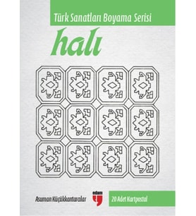 Halı - Türk Sanatları Boyama Serisi (20 Adet Kartpostal)