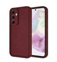 Samsung Galaxy Uyumlu, A56 Kılıf Viera Silikon - Bordo