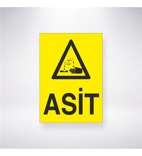 Asit 21x28 Arkası Yapışkanlı Levha