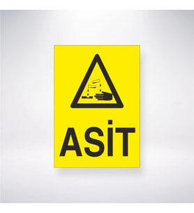 Asit 21x28 Arkası Yapışkanlı Levha