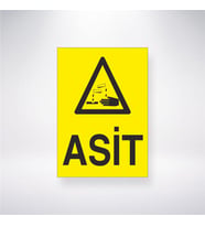 Asit 21x28 Arkası Yapışkanlı Levha