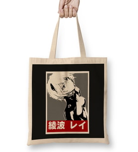 Rei Ayanami 012 Bez Çanta Uzun Saplı