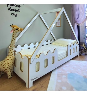 Markaawm Montessori Karyola Çocuk ve Bebek Mdf Yatak Lizbon