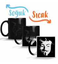 V For Vendetta Expectus Sihirli Kupa Bardak Porselen