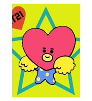 Bt21 Baby Tata Tablo Ahşap Poster Dekoratif Kod3951