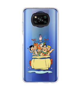 Poco X3 PRO / X3 NFC Uyumlu Taş Devri Tasarımlı Şeffaf Telefon Kılıfı