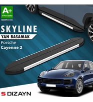 S-Dizayn Porsche Cayenne 2 Skyline Aluminyum Yan Basamak 193 Cm 2011-2017 A+ Kalite