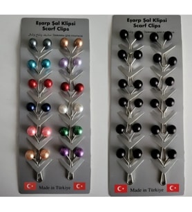 klips (Çok Renkli-Sıyah)