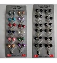 klips (Çok Renkli-Sıyah)