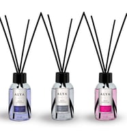 Alya Bambu Çubuklu Oda Kokusu Wave Marine ve Sweet Splash ve Violet Bomb 100 ml x 3 Adet