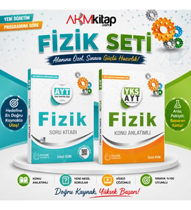 AYT Fizik Konu Anlatımı ve Soru Bankası 2 Kitap Set Palme Yayınları