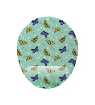 Kelebek Desenli Bilek Destekli Mouse Pad (Çok Renkli)