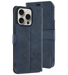iPhone 15 Pro Max Kılıf Trend S Plus Kapaklı Kılıf - Lacivert