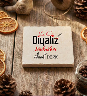Kişiye Özel Diyaliz Teknikeri Bardak Altlığı Tıp Bayramı Hediyesi (Krem)