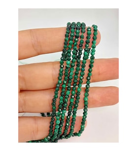 Bileklik Boy Malakit Taşı Dizi 2.5mm (45330) Yarım Dizi (17CM UZUNLUĞUNDADIR)