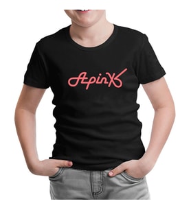 Apink - Logo Siyah Çocuk Tshirt