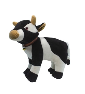 Pelüş İnek Sevimli Simoş İneğim 50 Cm (Beyaz)