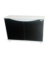 Kanki Pet 100 Cm MDF KP1000125SY Flex Siyah Kapaklı Akvaryum Sehpası 100x31x69 cm