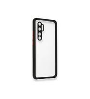 Çınarcık Dev Xiaomi Mi Note 10 Lite Kılıf Miami Şeffaf Silikon - Fuşya