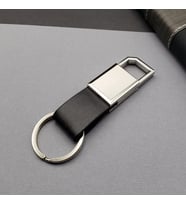 Siyah Gümüş Metal Anahtarlık