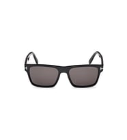 Tom Ford Erkek Güneş Gözlüğü - Parlak Siyah Kemik Çerçeve Gri/Füme Cam FT1205