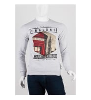 İngiltere Unisex Pamuklu Slim Fit Sweatshirt Medium (Karışık)