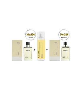 324 + 324 Kadın Parfüm edp 50 ml Oriental + No:324 Body Mist Kadın 210 ml Oriental Edt -mnms324bmset