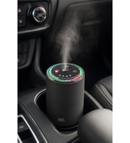 Otomatik Buharlı Araç Parfümü Aromalı Koku Difüzörü Şarjlı 1000mAh Hava Nemlendirici Siyah