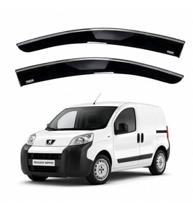 Peugeot Bipper Cam Rüzgarlığı Kromlu 2008+ Sonrası Uyumlu 2'Li