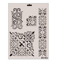 Rich Dantel Seri DN-904 Stencil 35x25 cm
