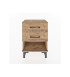 Arges Komodin 2 Çekmeceli 44x30x64 Çam-Çam