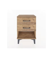 Arges Komodin 2 Çekmeceli 44x30x64 Çam-Çam